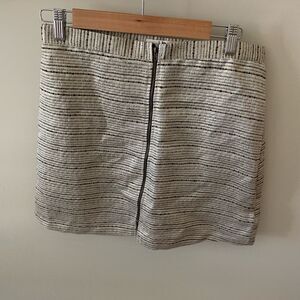 Metallic mini skirt 